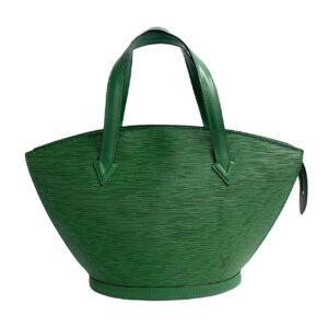 LOUIS VUITTON Handbag leather green Epi Sun jack Women Used | AlmaBagz