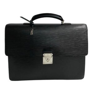 LOUIS VUITTON Business bag leather black Epi Laguito mens Used | AlmaBagz