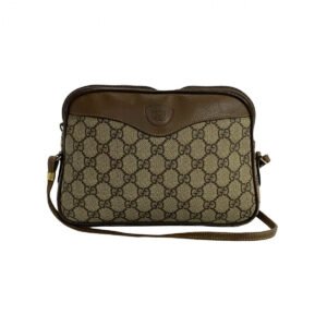 GUCCI Shoulder Bag leather Brown | AlmaBagz