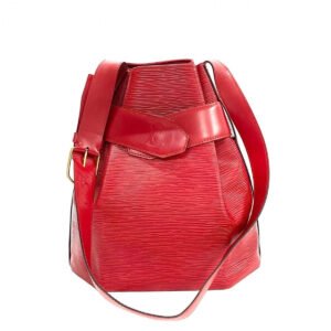 LOUIS VUITTON Shoulder Bag Epi Leather Red Epi Sac de Paul PM | AlmaBagz