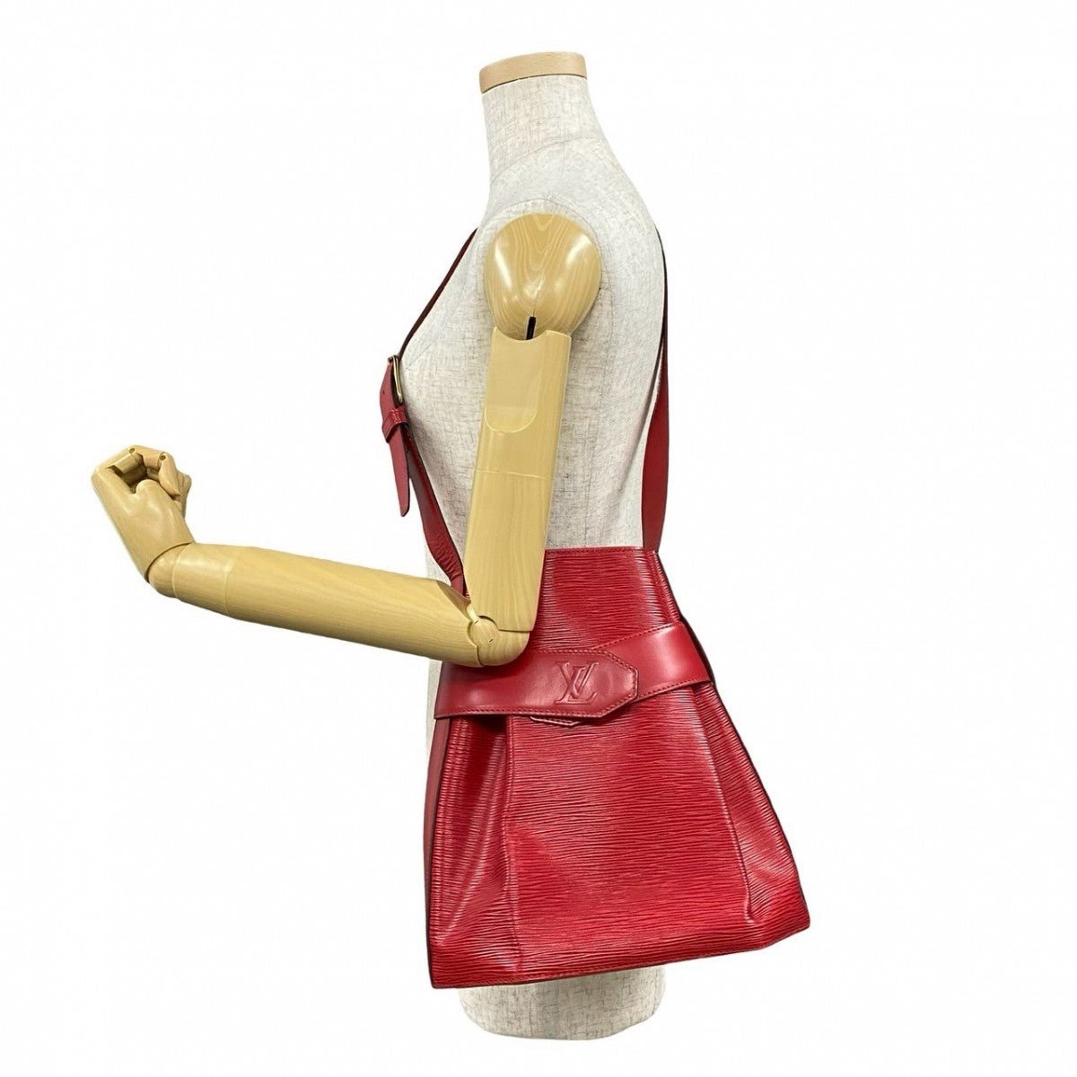 LOUIS VUITTON Shoulder Bag Epi Leather Red Epi Sac de Paul PM | AlmaBagz - Image 2