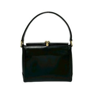 GUCCI Handbag leather black Old Gucci | AlmaBagz
