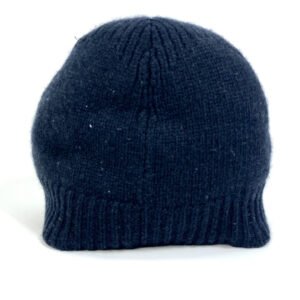 HERMES Knit hat cashmere black Beanie Beanie mens L Used | AlmaBagz