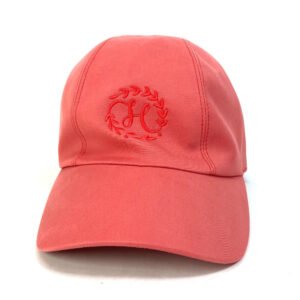 HERMES cap Cotton, Polyurethane Red logo Cap Davis H Primavera Women 57 Used | AlmaBagz