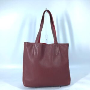 HERMES Tote Bag leather Red type Shoulder Bag Doble Sense 28 | AlmaBagz