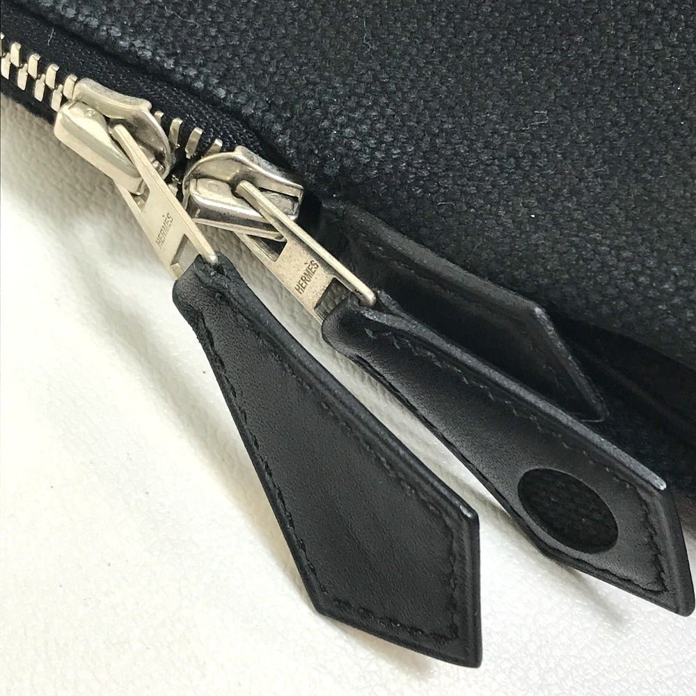 HERMES Handbag Bag Tote Bag Business bag Sac Ibou PM Tower ash black unisex(Unisex) Used | AlmaBagz - Image 11