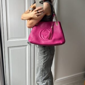 Gucci Pink Soho Chain Tote (RRP £1350) | AlmaBagz