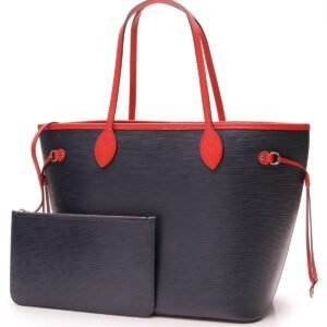 Louis Vuitton Epi Neverfull MM Tote Bag - Indigo Coquelicot | AlmaBagz