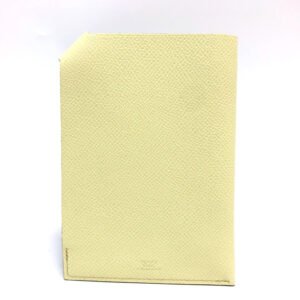 HERMES passport case Epsom yellow Talmac PM | AlmaBagz