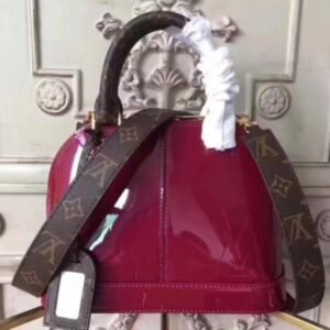 Louis Vuitton Alma BB Patent Leather Magenta | AlmaBagz