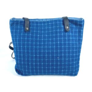HERMES Tote Bag Canvas, Leather blue Amedaba Cava de Bosch Women Used | AlmaBagz