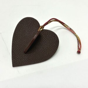 HERMES charm Epsom multicolor Petite Ash W Heart | AlmaBagz