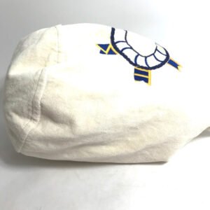 HERMES Shoulder Bag cotton white Marine Pattern purse Women Used | AlmaBagz