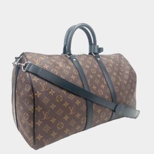 LOUIS VUITTON Monogram Macassar Keepall Bandoulière 45 | AlmaBagz