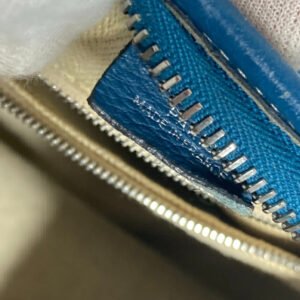 HERMES Shoulder Bag Taurillon Clemence blue Gao | AlmaBagz