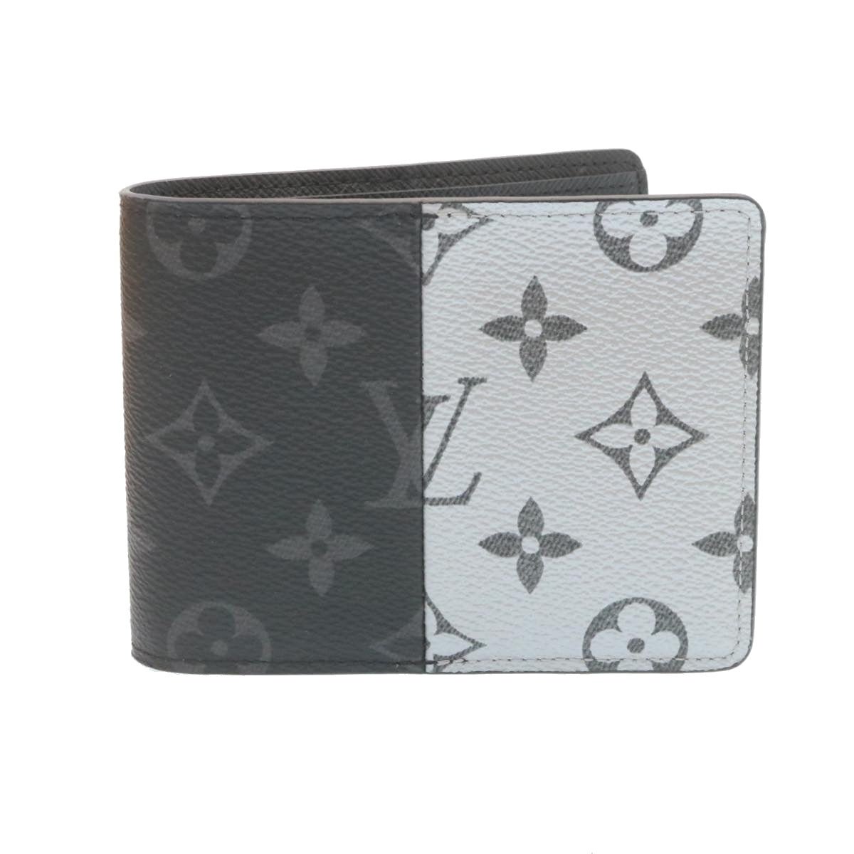 LOUIS VUITTON Monogram Eclipse Split Portefeuille Multipull Wallet M63025 27779 | AlmaBagz