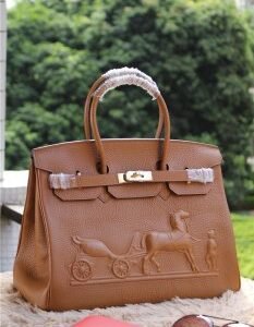 Hermes Birkin Horse Togo Leather Brown 35cm | AlmaBagz