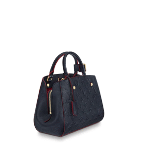 Louis Vuitton Montaigne BB Monogram Empreinte Leather Marine Rouge | AlmaBagz