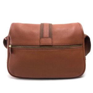 HERMES Shoulder Bag Taurillon Clemence Brown Boolean Lang | AlmaBagz