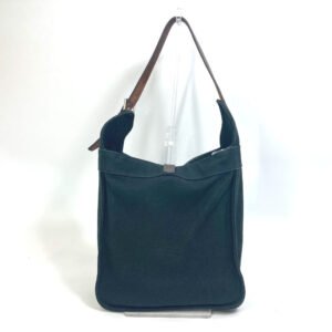 HERMES Tote Bag Canvas, Leather black Shoulder Maruwari PM Women Used | AlmaBagz
