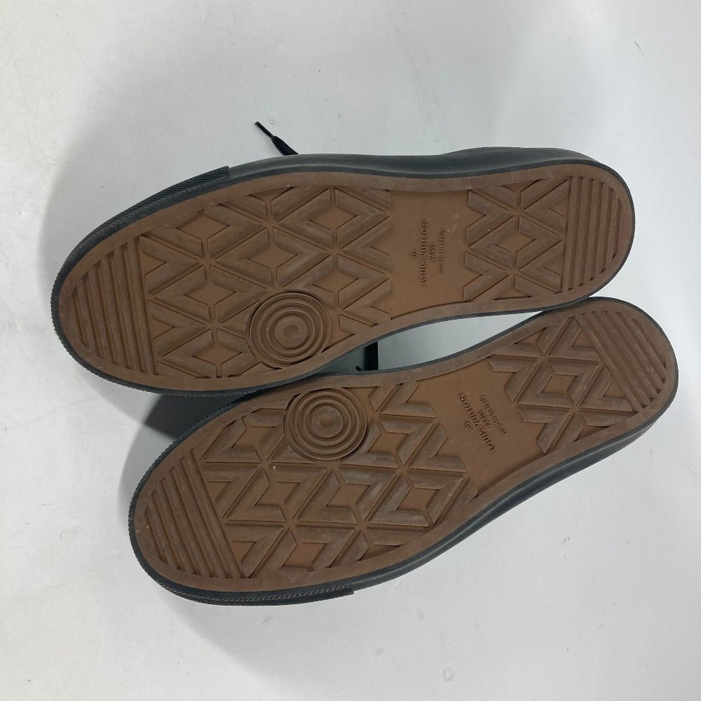 LOUIS VUITTON sneakers leather black Rainbow logo 8.5 | AlmaBagz - Image 9