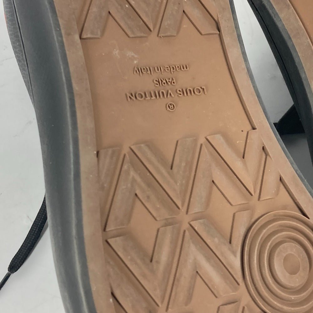 LOUIS VUITTON sneakers leather black Rainbow logo 8.5 | AlmaBagz - Image 12