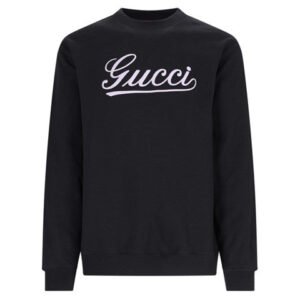 Gucci Men Logo Crewneck Sweatshirt | AlmaBagz