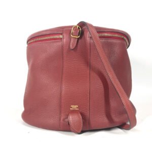 HERMES Handbag leather Red City | AlmaBagz