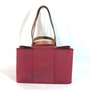 HERMES Tote Bag canvas Red Kavac Elan PM Women Used | AlmaBagz
