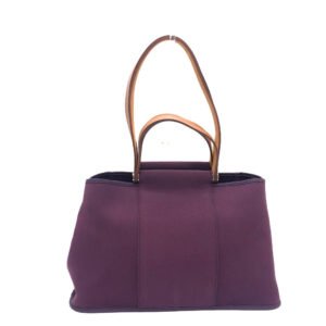HERMES Tote Bag Towar Officier purple Kabak Elan PM Women Used | AlmaBagz