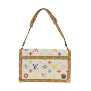 LOUIS VUITTON Monogram Pochette Eye Miss You Hand Bag White M92055 LV  29328 | AlmaBagz