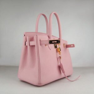 Hermes Birkin 30cm Togo Leather Handbags Pink Golden | AlmaBagz