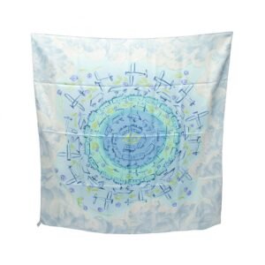 Louis Vuitton blue Silk Scarf | AlmaBagz