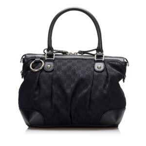 Gucci Medium GG Canvas Sukey Satchel | AlmaBagz