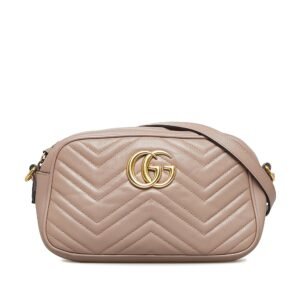 Gucci GG Marmont Small Crossybody Bag Pink | AlmaBagz