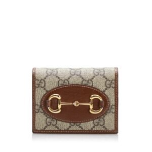 Gucci GG Supreme Horsebit 1955 Wallet Small Wallets | AlmaBagz