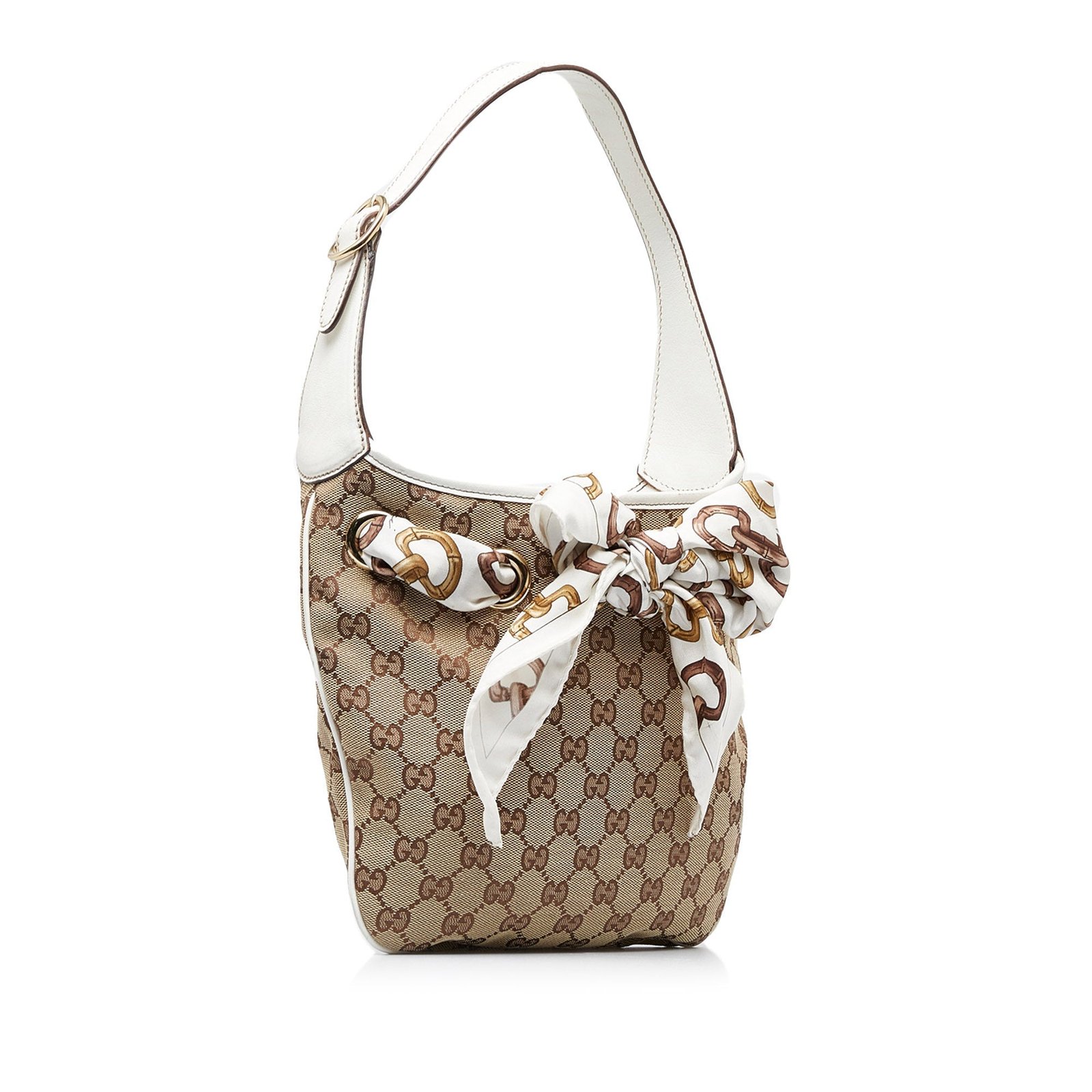 GUCCI GG Canvas Positano Hobo Hobo Bag | AlmaBagz