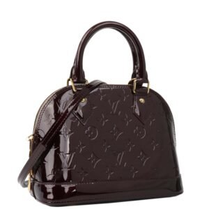 Louis Vuitton Dark Cherry Vernis Patent Alma BB. | AlmaBagz