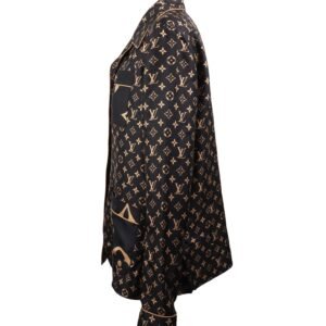 Louis Vuitton Monogram Black Pyjama Blouse. | AlmaBagz