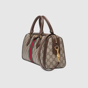 Gucci Ophidia Medium Top Handle Bag GG Supreme Canvas | AlmaBagz
