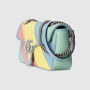 Gucci GG Marmont Small Shoulder Bag Multicolored Pastel | AlmaBagz