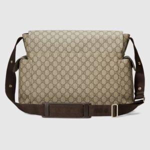 Gucci GG Plus Diaper Bag Beige/Ebony | AlmaBagz