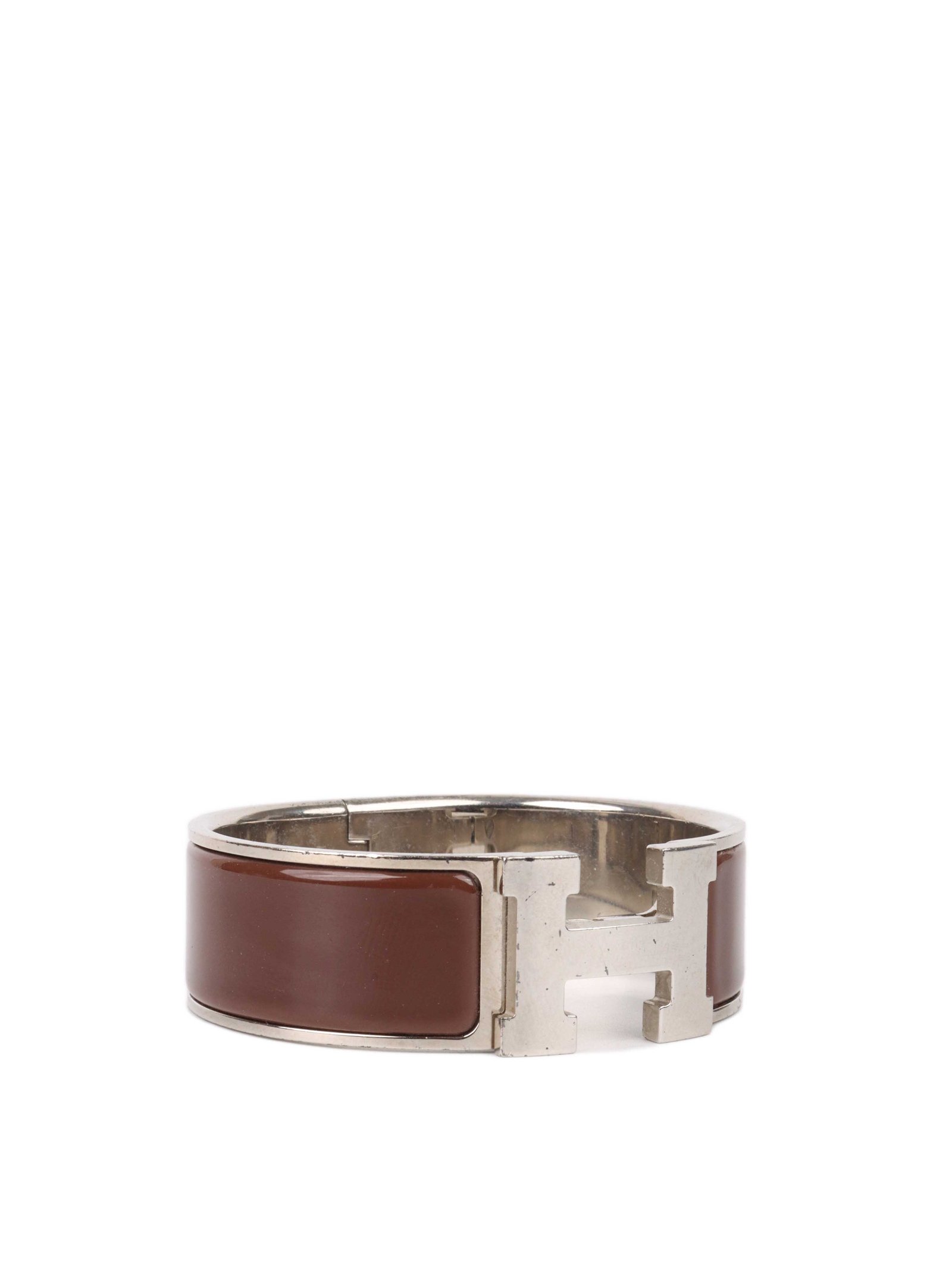 Hermes Clic Clac H Bracelet Brown PM. | AlmaBagz