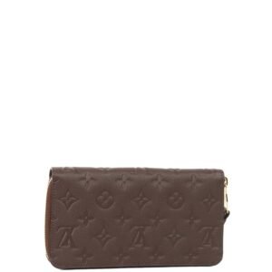 Louis Vuitton Dark Brown Zip Wallet. | AlmaBagz