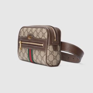 Gucci Ophidia GG Supreme Small Belt Bag Beige/Ebony | AlmaBagz