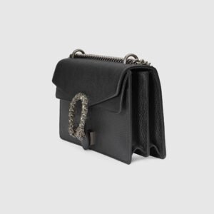 Gucci Dionysus Small Shoulder Bag Black Leather | AlmaBagz