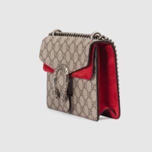 Gucci Dionysus GG Supreme Mini Bag Beige Red | AlmaBagz