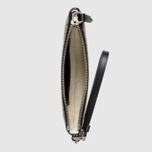 Gucci Bee Print GG Supreme Cellphone Pouch | AlmaBagz