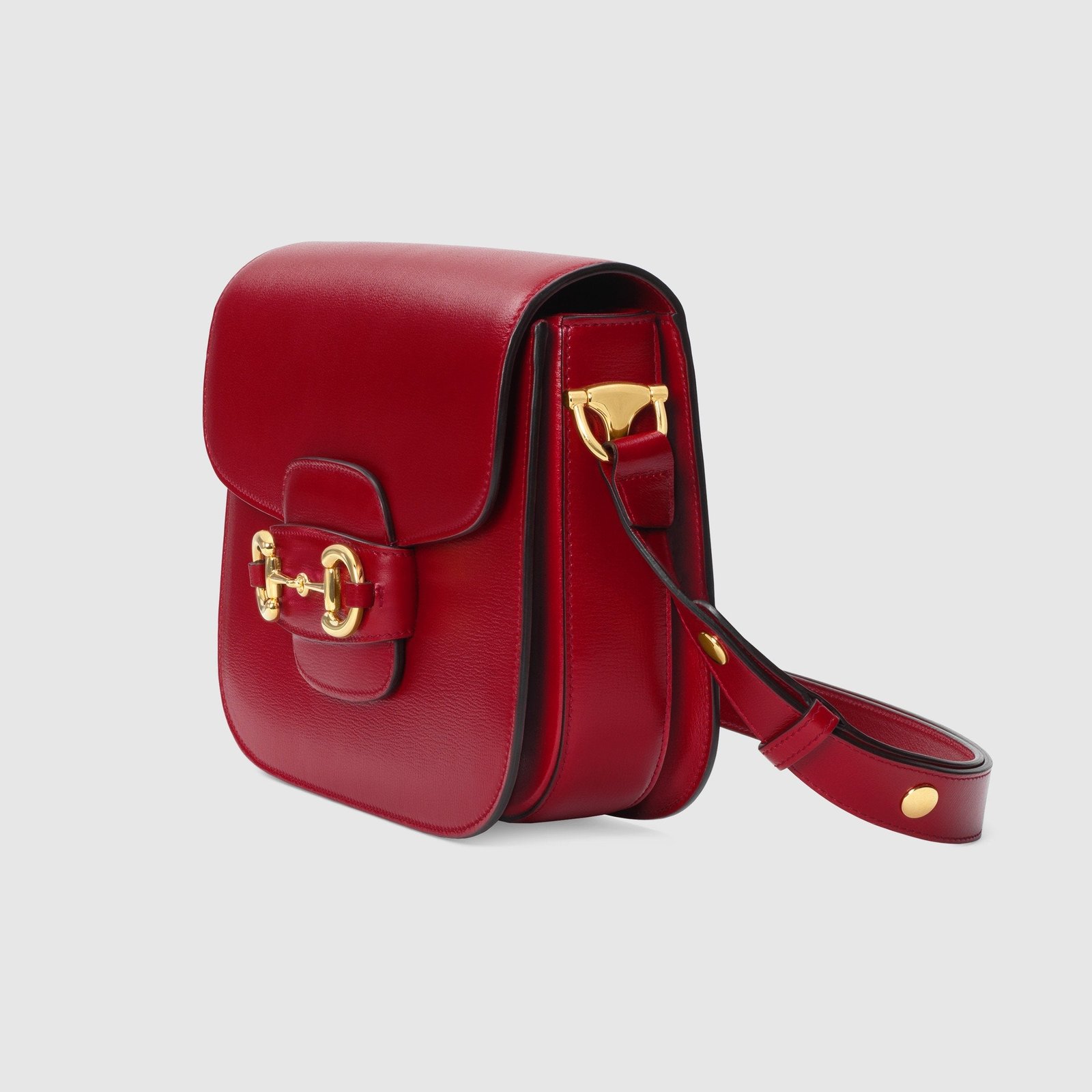 Gucci 1955 Horsebit Shoulder Bag Red | AlmaBagz