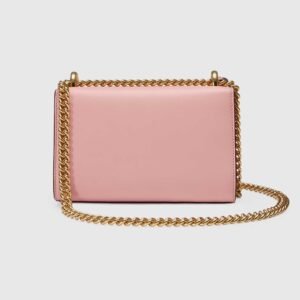 Gucci Padlock Shoulder Bag Pink With Pearls | AlmaBagz